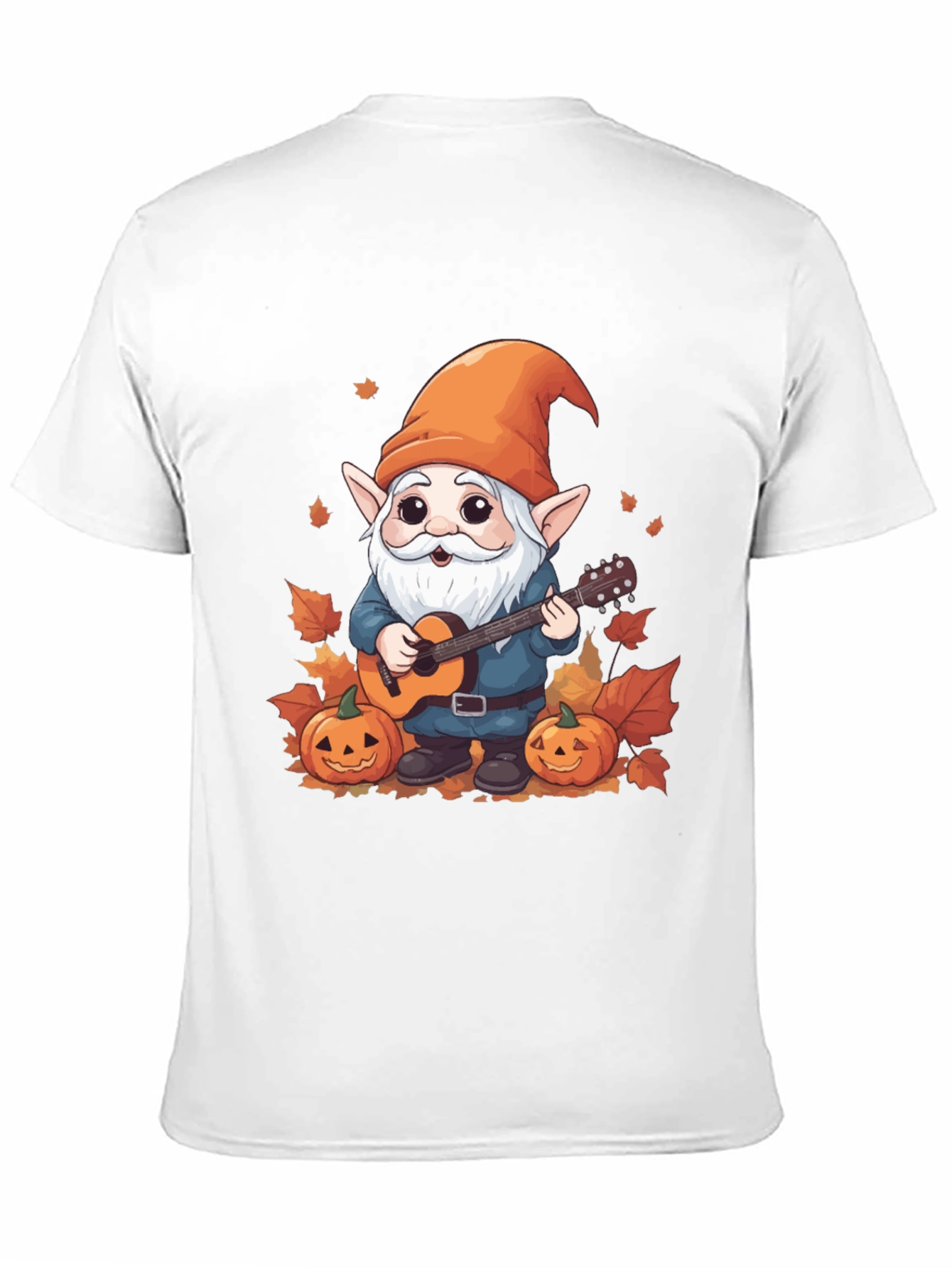 Autumn Gnome Guitarist Graphic Tee