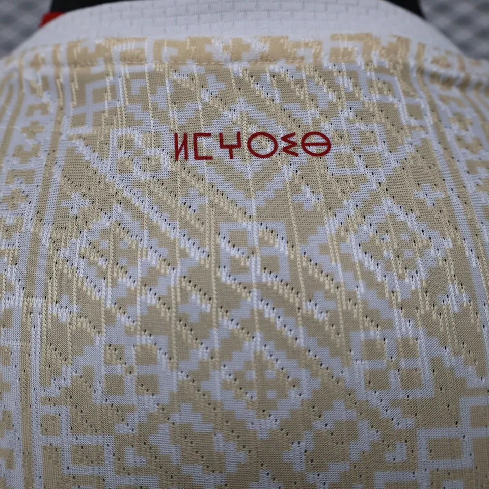 2026/27 Morocco Away White Player Version Soccer Jersey Detail 2