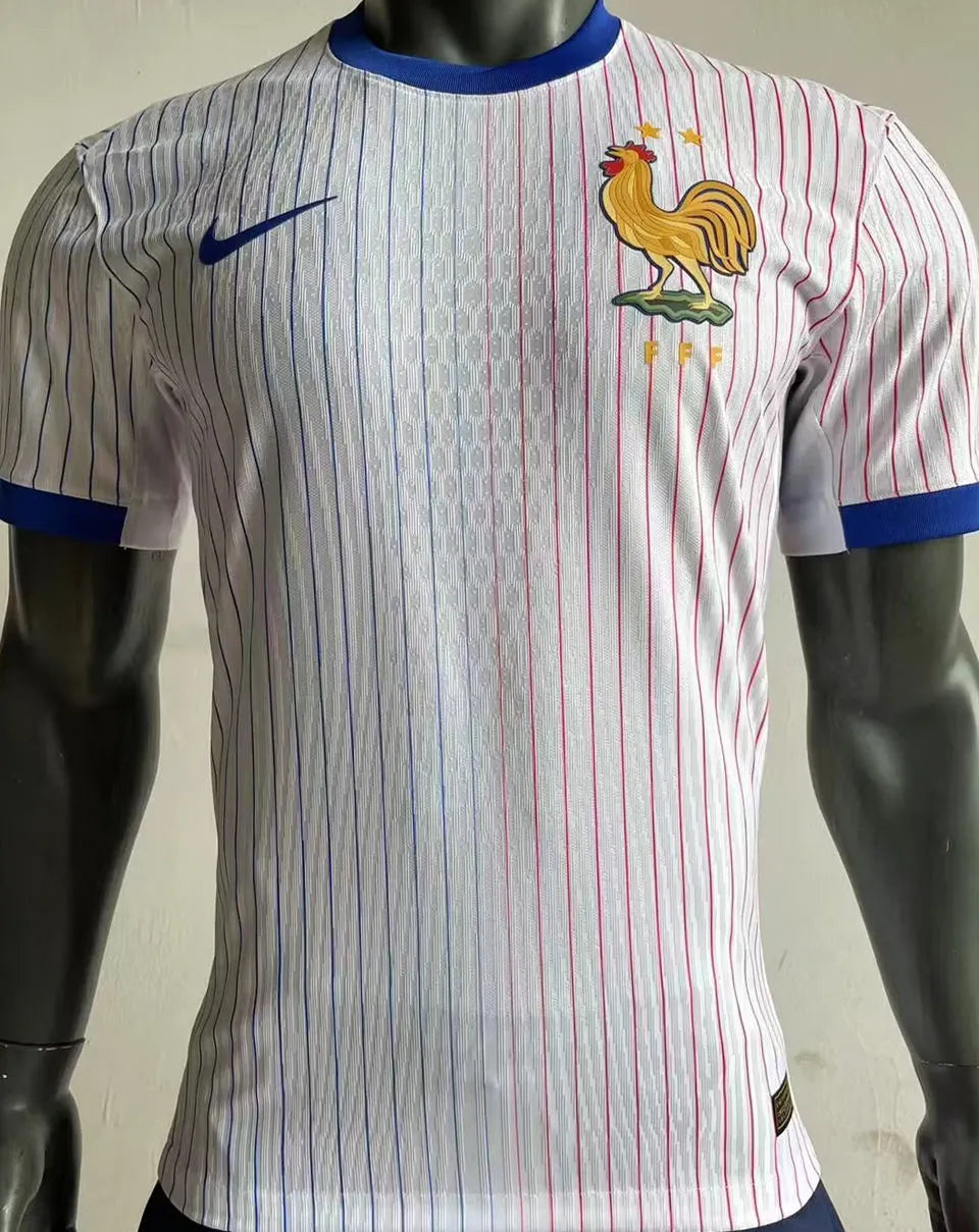 2024//25 France Away White Player Version Soccer Jersey Front