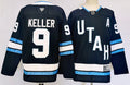 Men's Phoenix Coyotes Clayton Keller #9 Black Game Jerseys