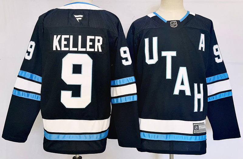 Men's Phoenix Coyotes Clayton Keller #9 Black Game Jerseys