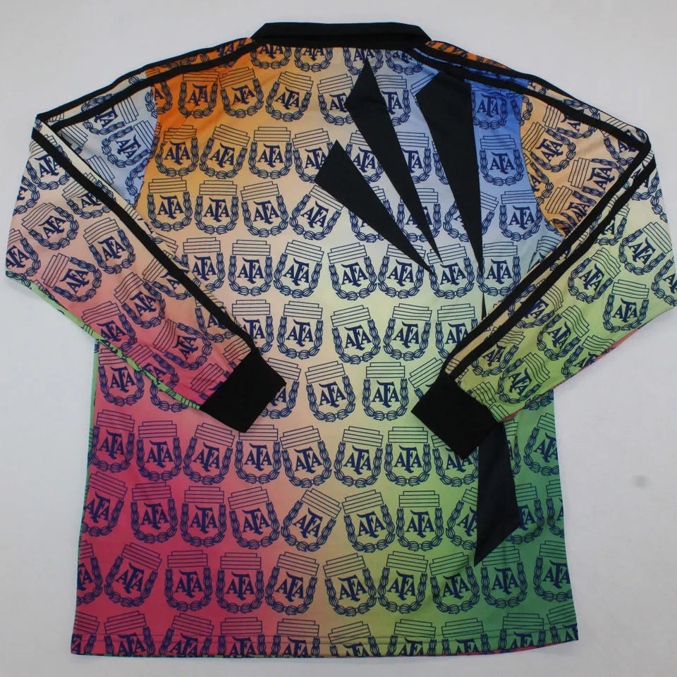 1993/1994 Argentina GK Retro Long Sleeve Soccer Jersey Back