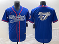 Men's Toronto Blue Jays Blue Replica Team Logo Jerseys