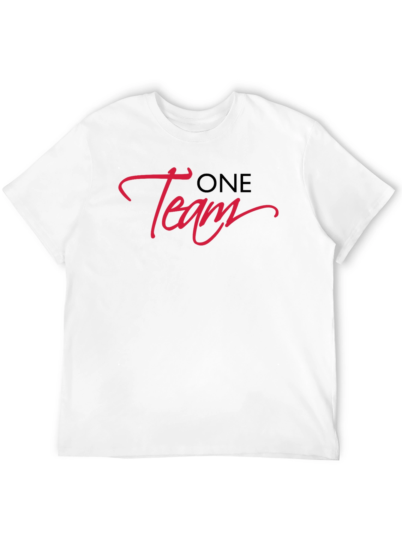 One Team Black T-Shirt - Stylish & Comfortable