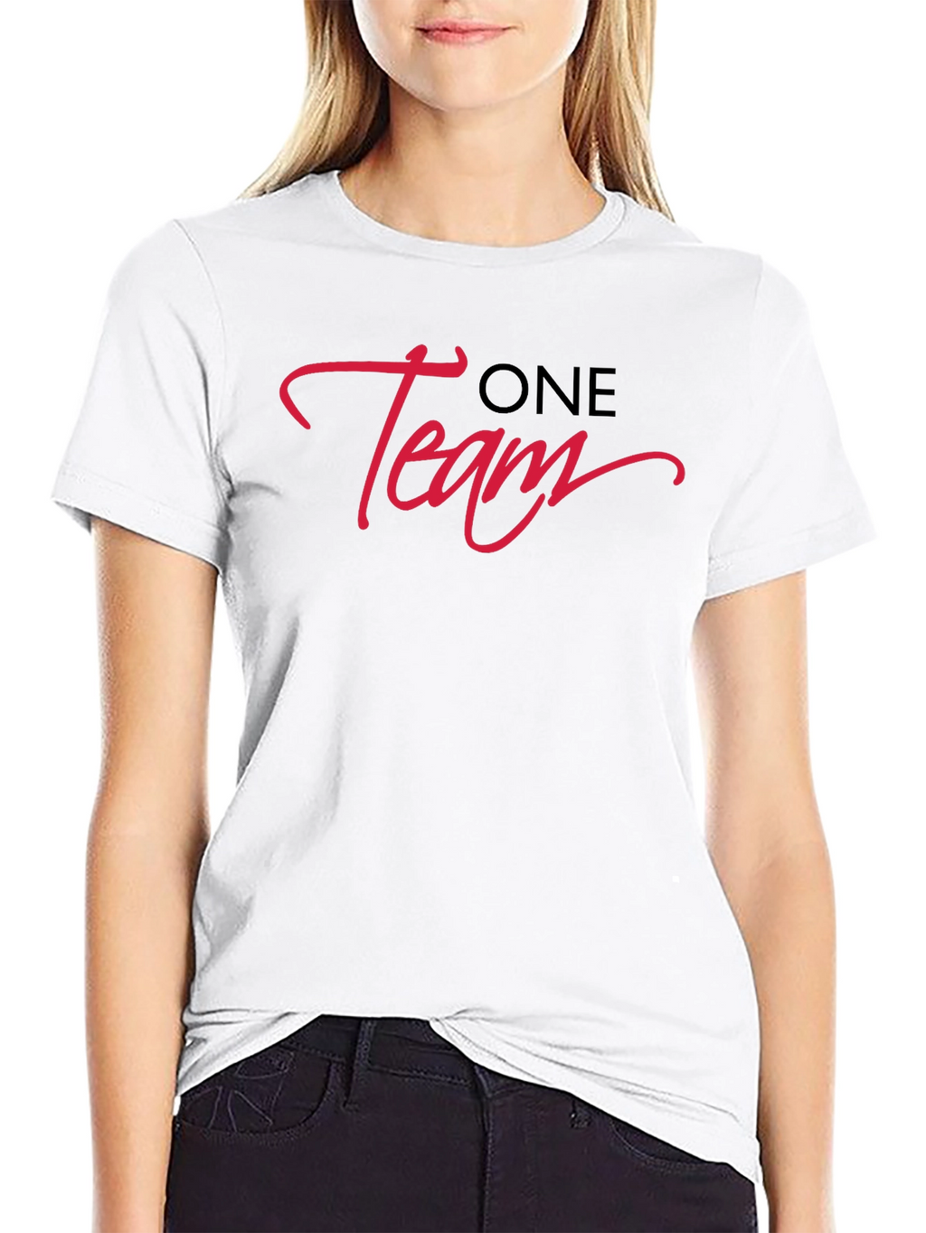 One Team Black T-Shirt - Stylish & Comfortable