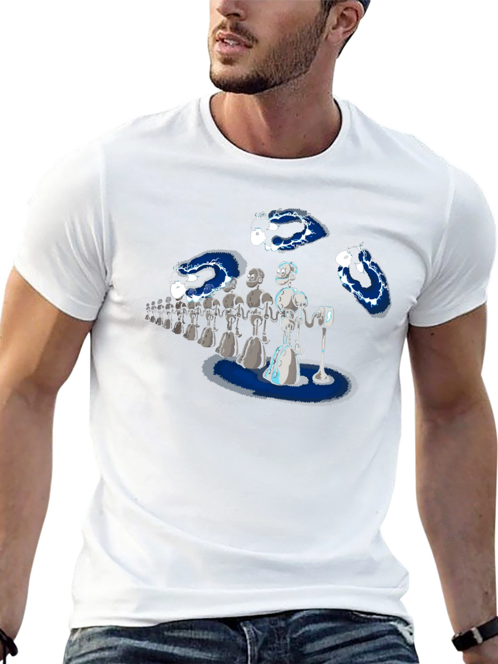 Robot & Electric Sheep T-Shirt