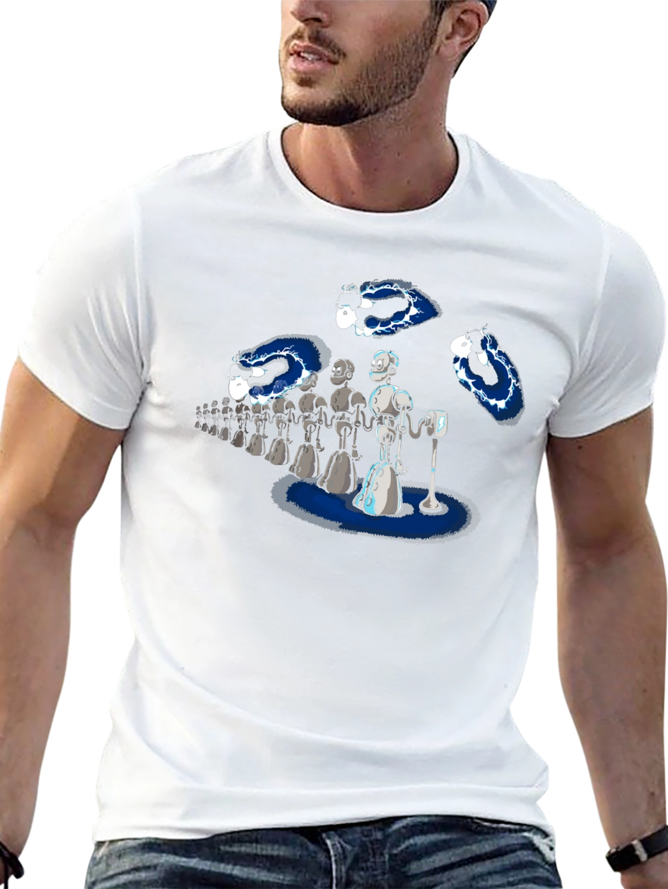 Robot & Electric Sheep T-Shirt
