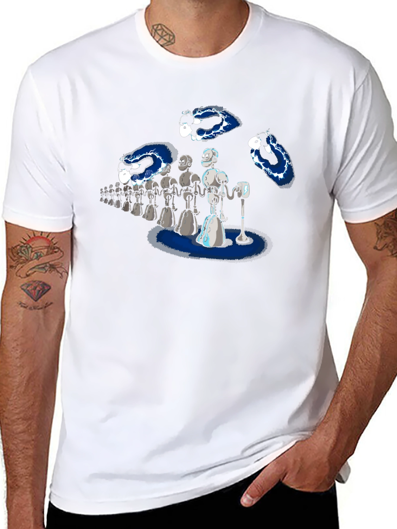 Robot & Electric Sheep T-Shirt