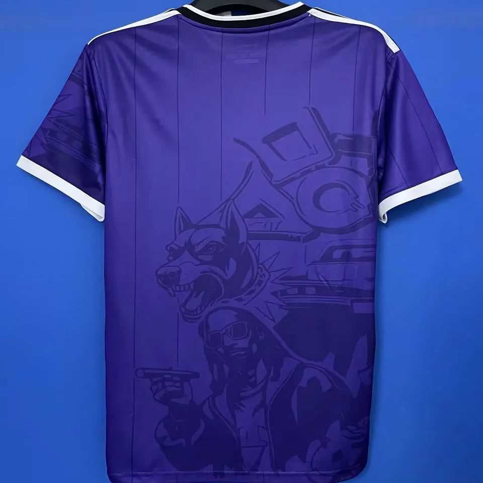 2026 Italy Special Edition Purple Fans Soccer Jersey Back