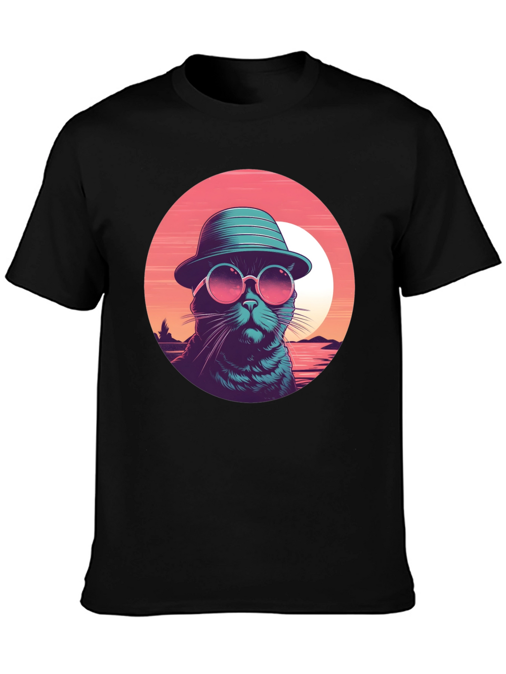 Cool Cat T-Shirt - Retro Style Graphic Tee