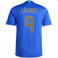J. Á LVAREZ # 9 Argentina Away Blue Fans Soccer Jersey 2024/25 ★★ Front
