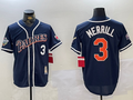 Men's San Diego Padres Jackson Merrill #3 Navy Replica Player Jerseys