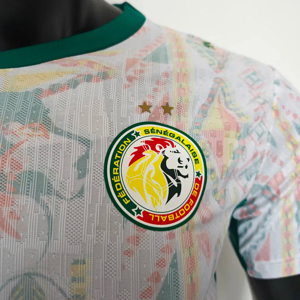 2026/27 Senegal Home White Player Version Soccer Jersey 2 星 Detail 3