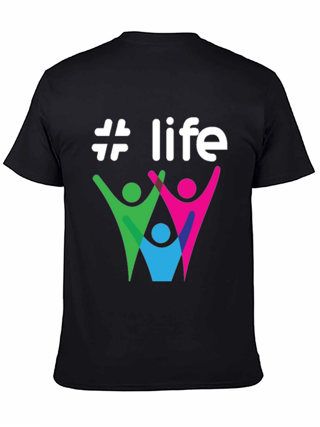 #Life Graphic Tee - Stylish Cotton Casual T-Shirt