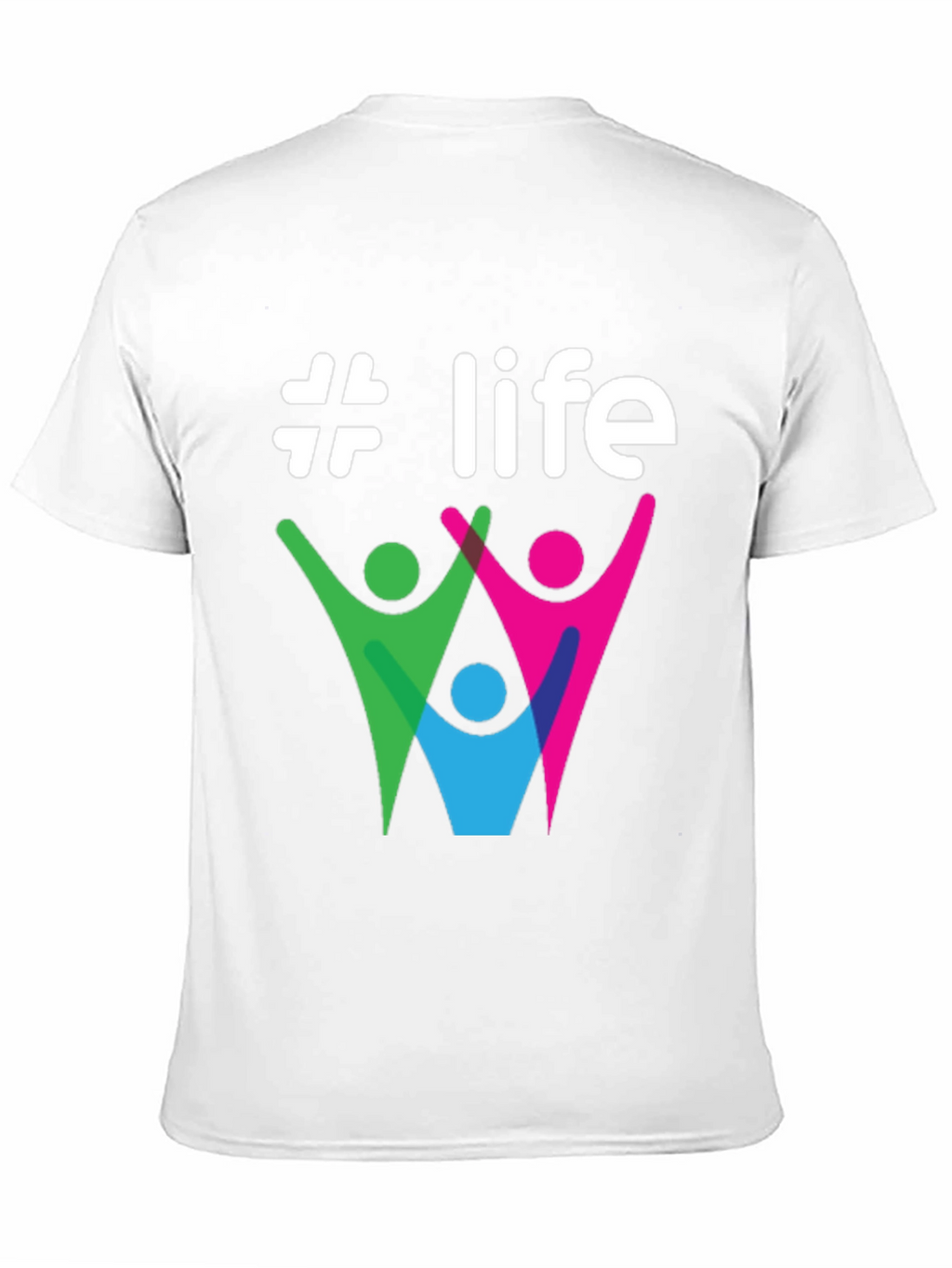 #Life Graphic Tee - Stylish Cotton Casual T-Shirt