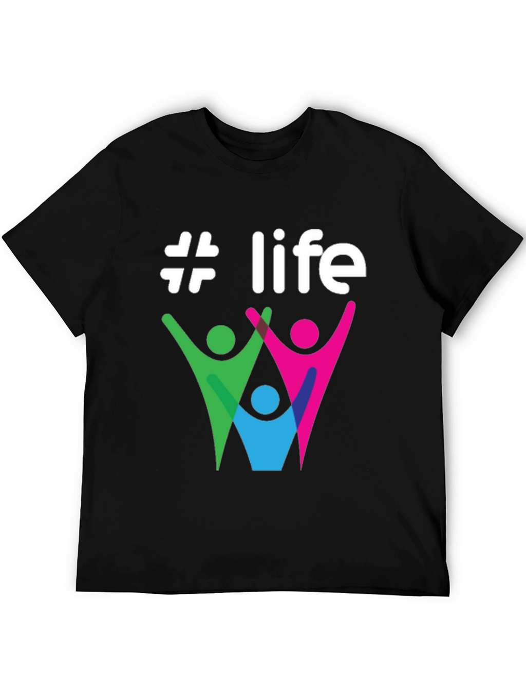 #Life Graphic Tee - Stylish Cotton Casual T-Shirt