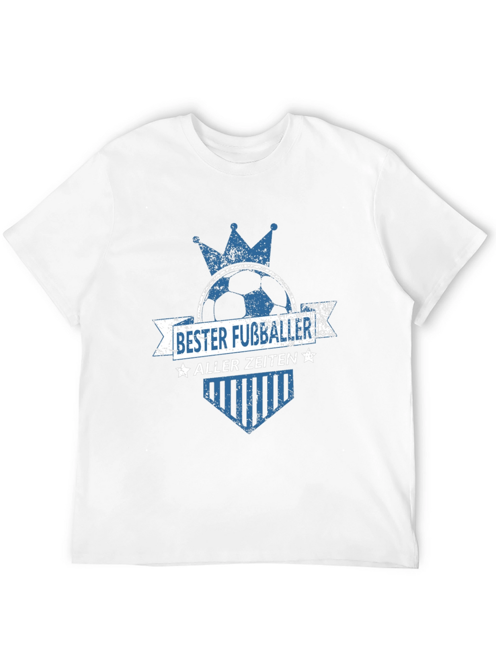 Bester Fussballer T-Shirt - Soccer King Tee