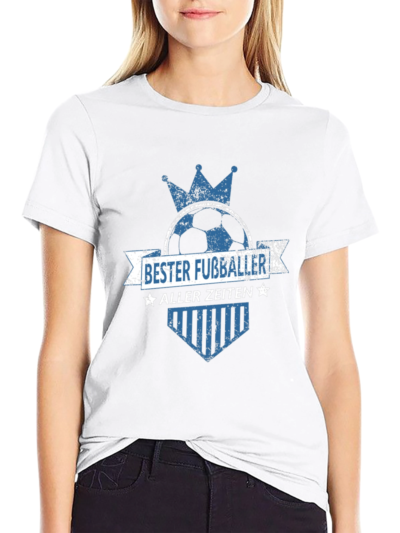 Bester Fussballer T-Shirt - Soccer King Tee