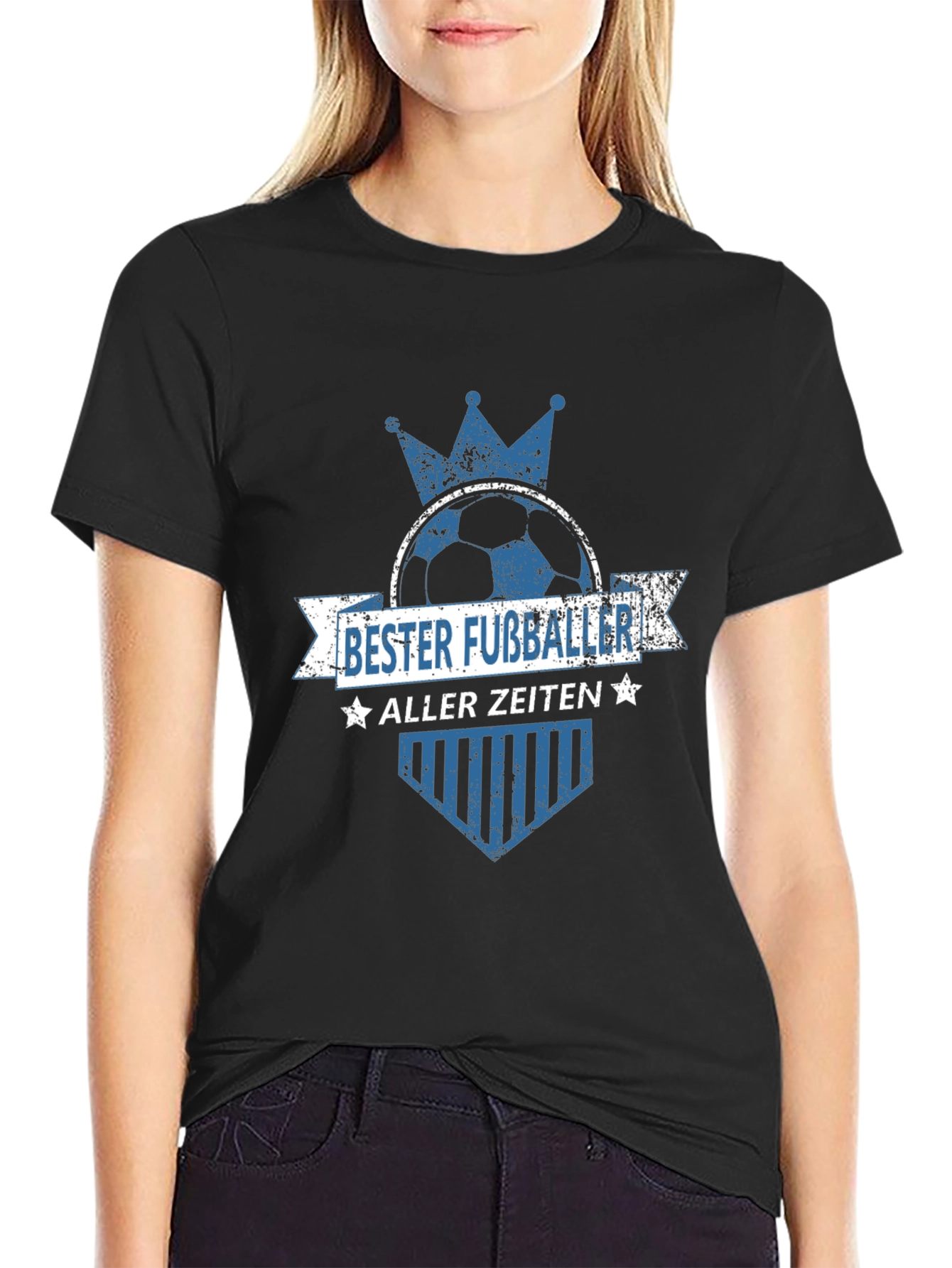 Bester Fussballer T-Shirt - Soccer King Tee