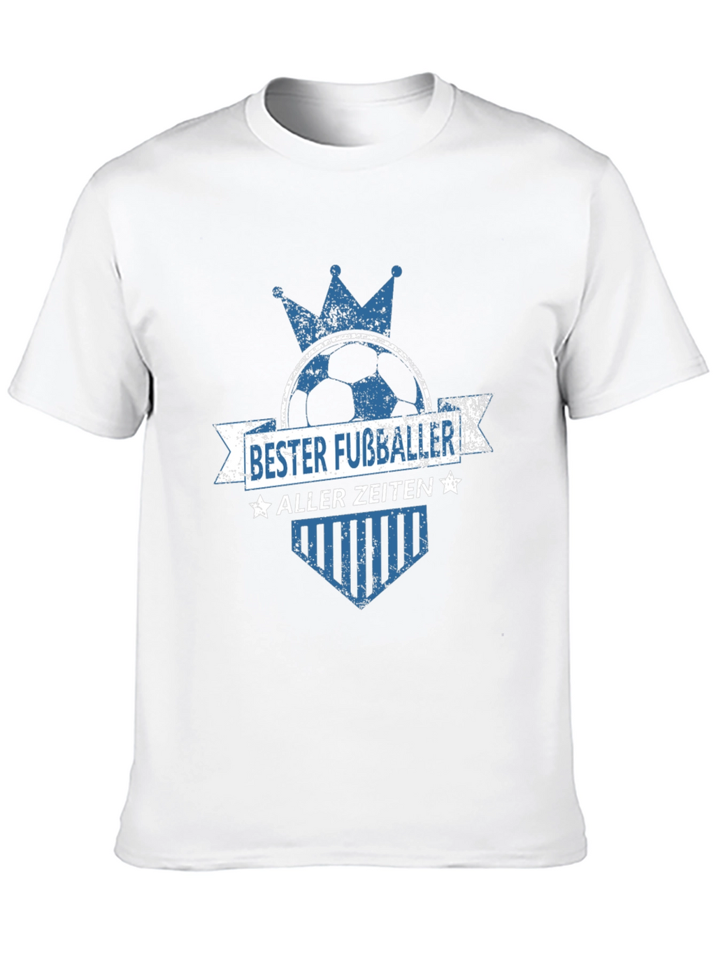 Bester Fussballer T-Shirt - Soccer King Tee