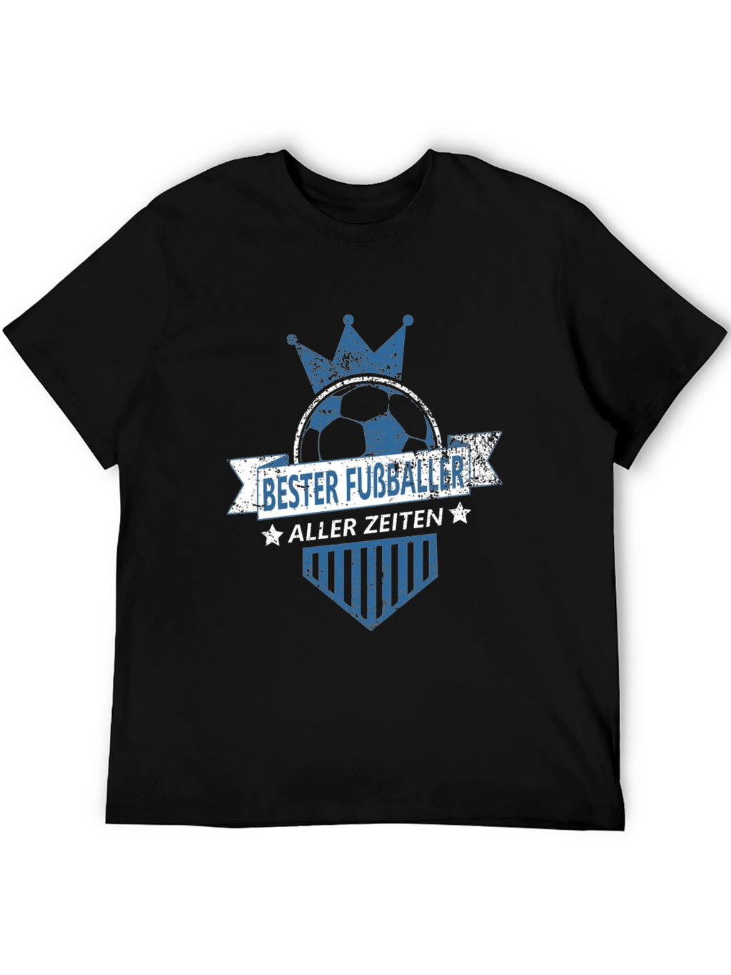 Bester Fussballer T-Shirt - Soccer King Tee