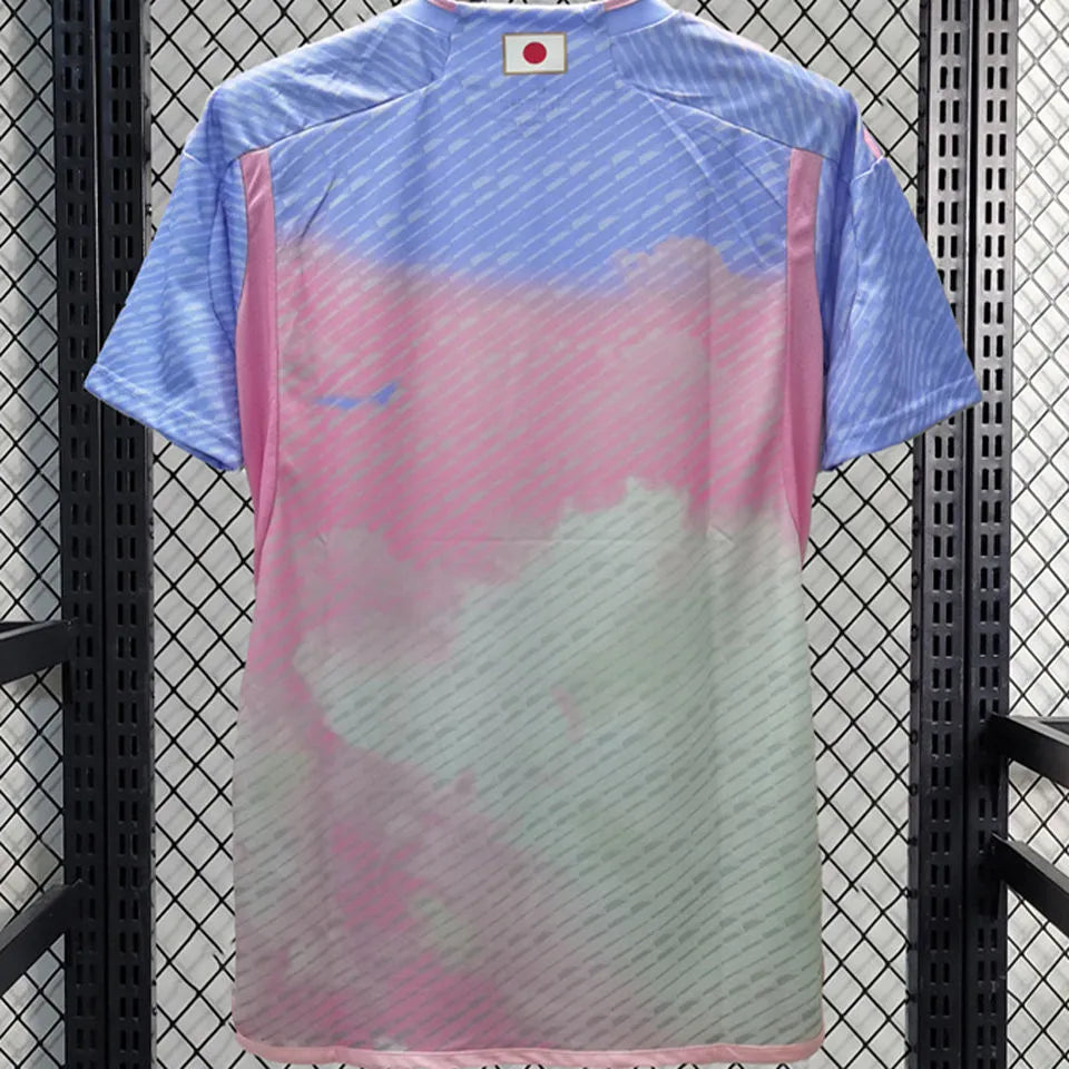 2023 Japan Away Pink Fans Soccer Jersey 一星 Back