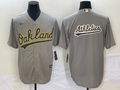 Men's Oakland Athletics Gray Replica Player Jerseys