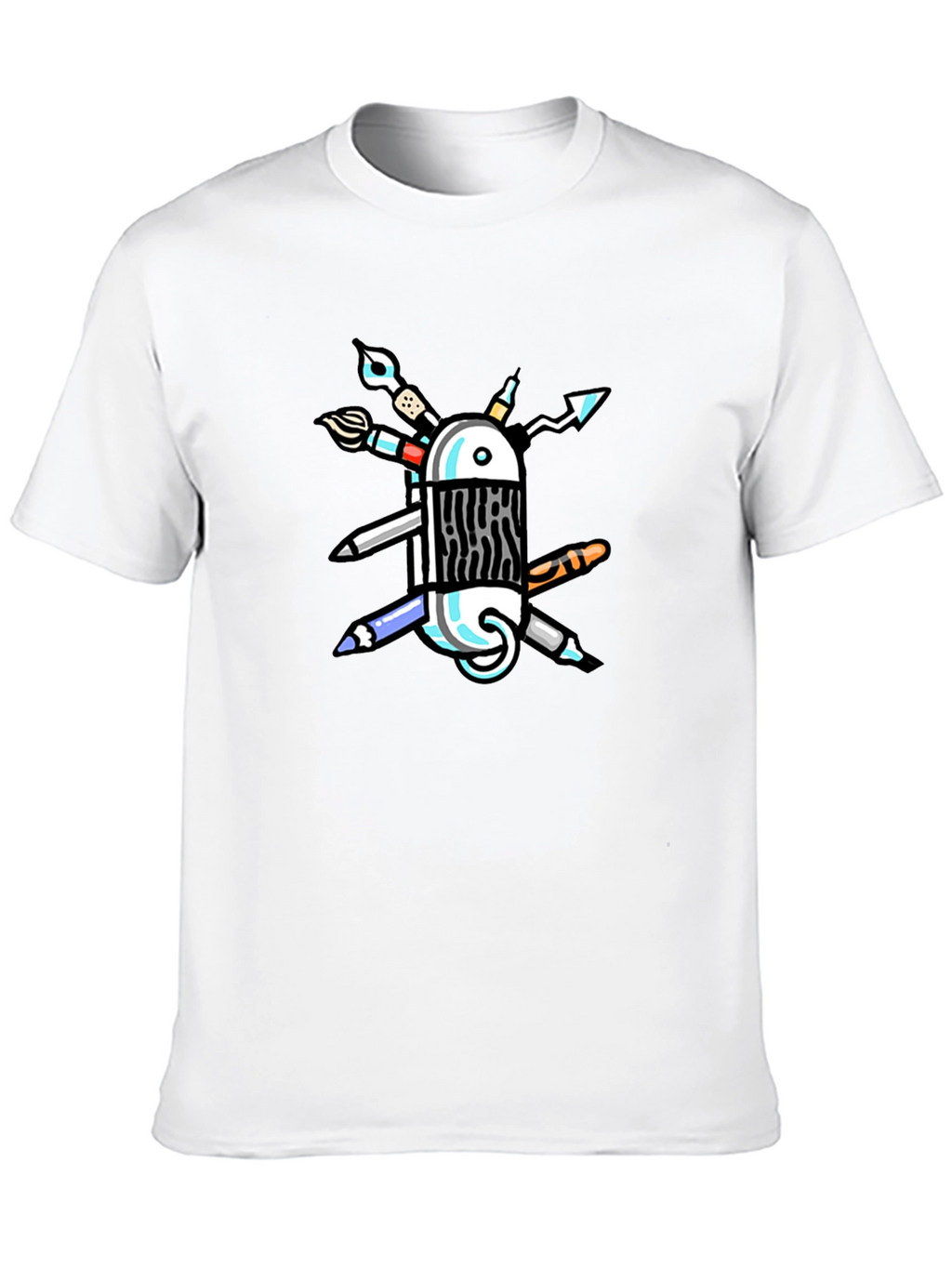 Artist Tool T-Shirt - Creative Swiss Army Design