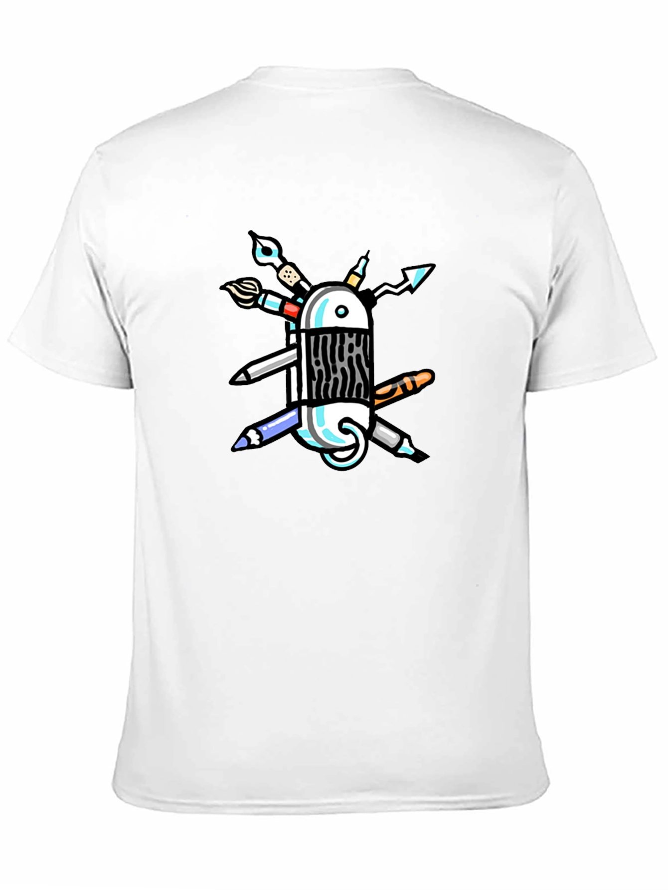 Artist Tool T-Shirt - Creative Swiss Army Design