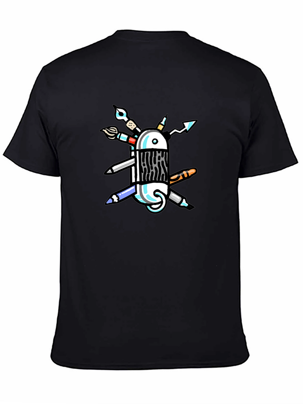 Artist Tool T-Shirt - Creative Swiss Army Design
