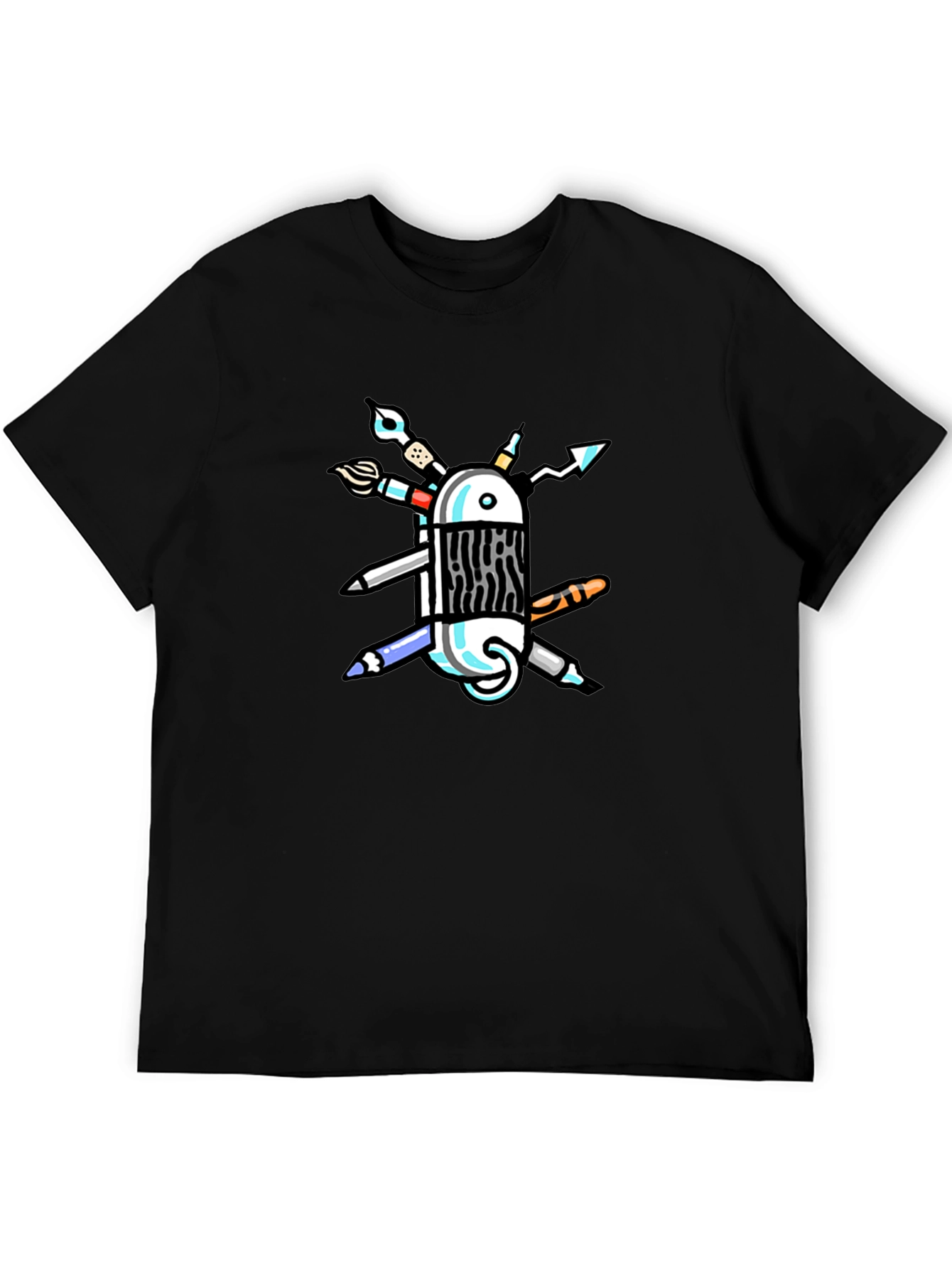 Artist Tool T-Shirt - Creative Swiss Army Design