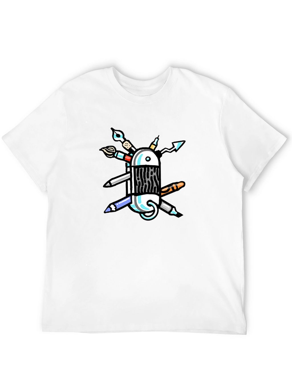 Artist Tool T-Shirt - Creative Swiss Army Design