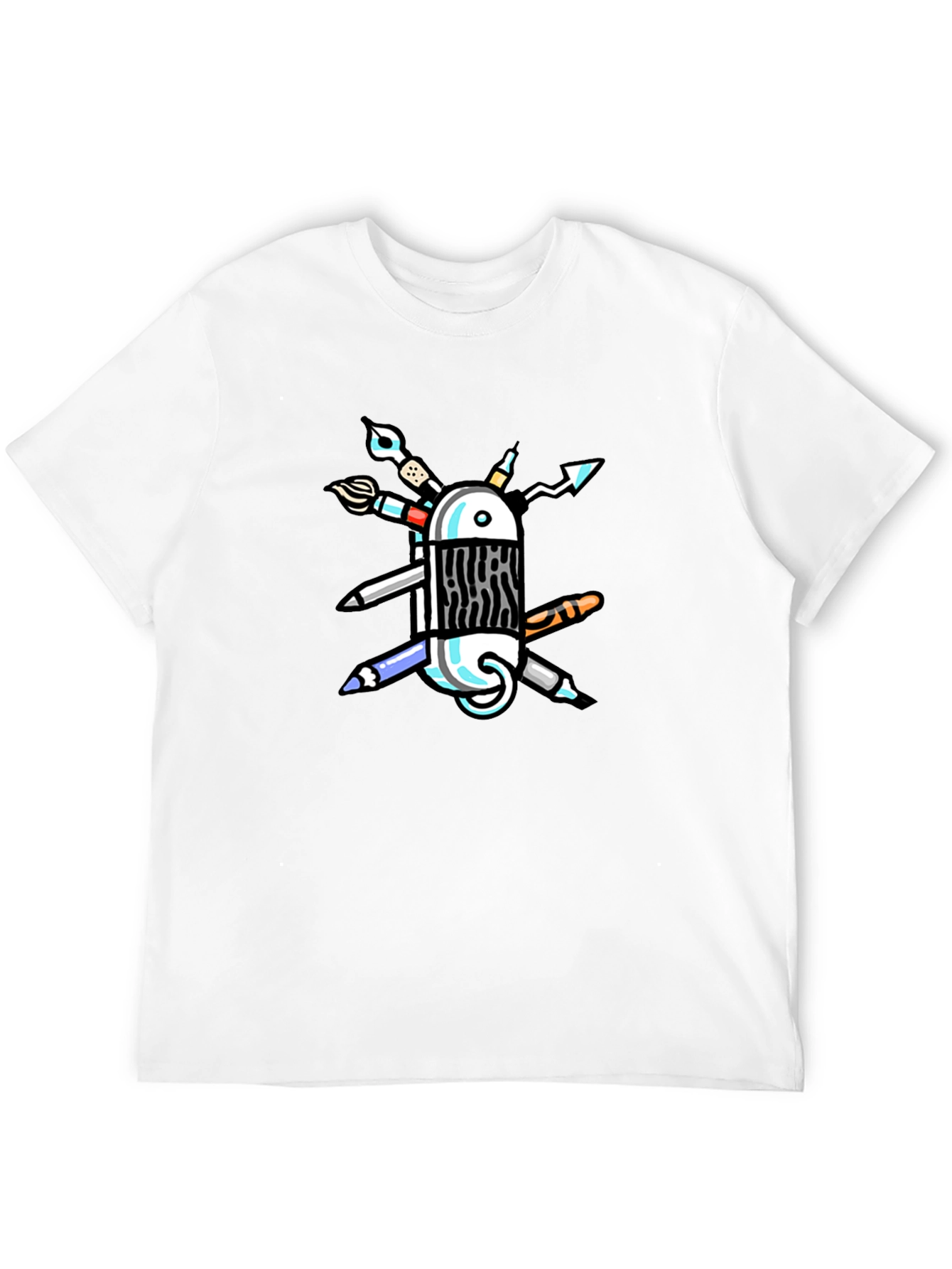 Artist Tool T-Shirt - Creative Swiss Army Design