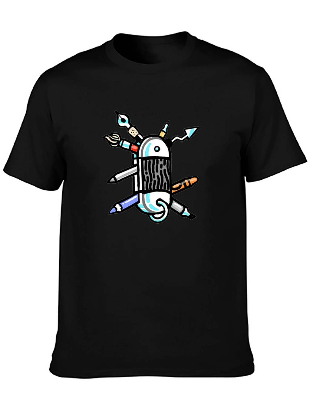Artist Tool T-Shirt - Creative Swiss Army Design