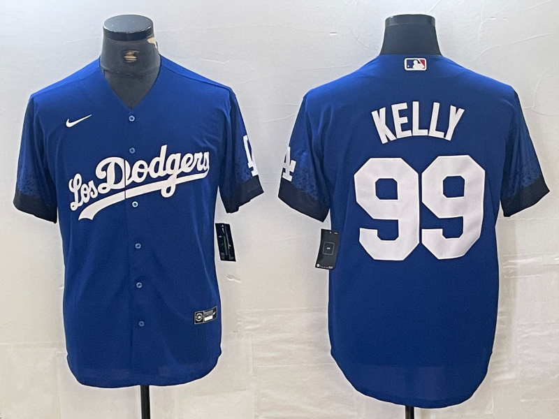 Men's Los Angeles Dodgers Joe Kelly #99 Blue Player Jerseys