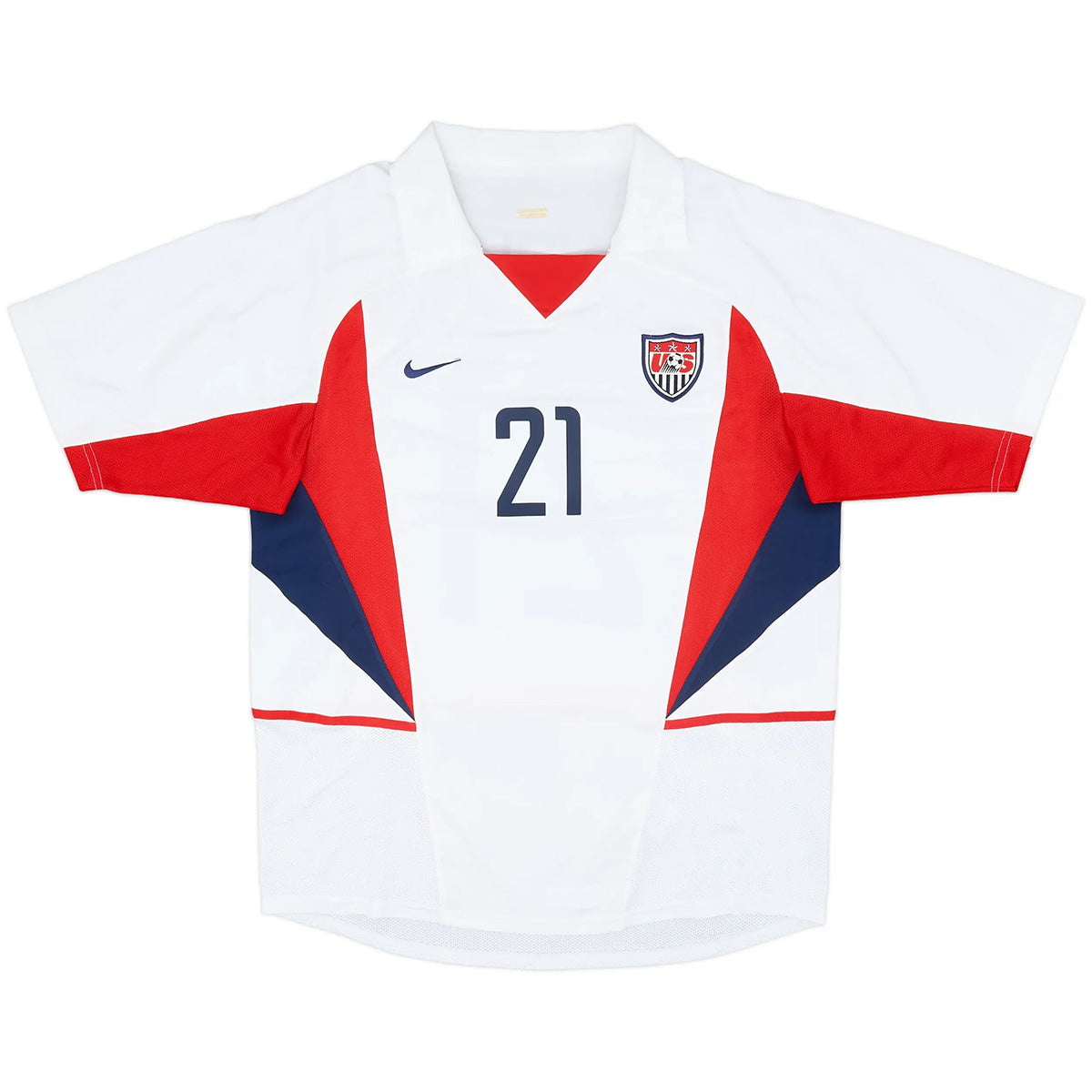 Donovan #21 Retro USA Home Jersey World Cup 2002 Back