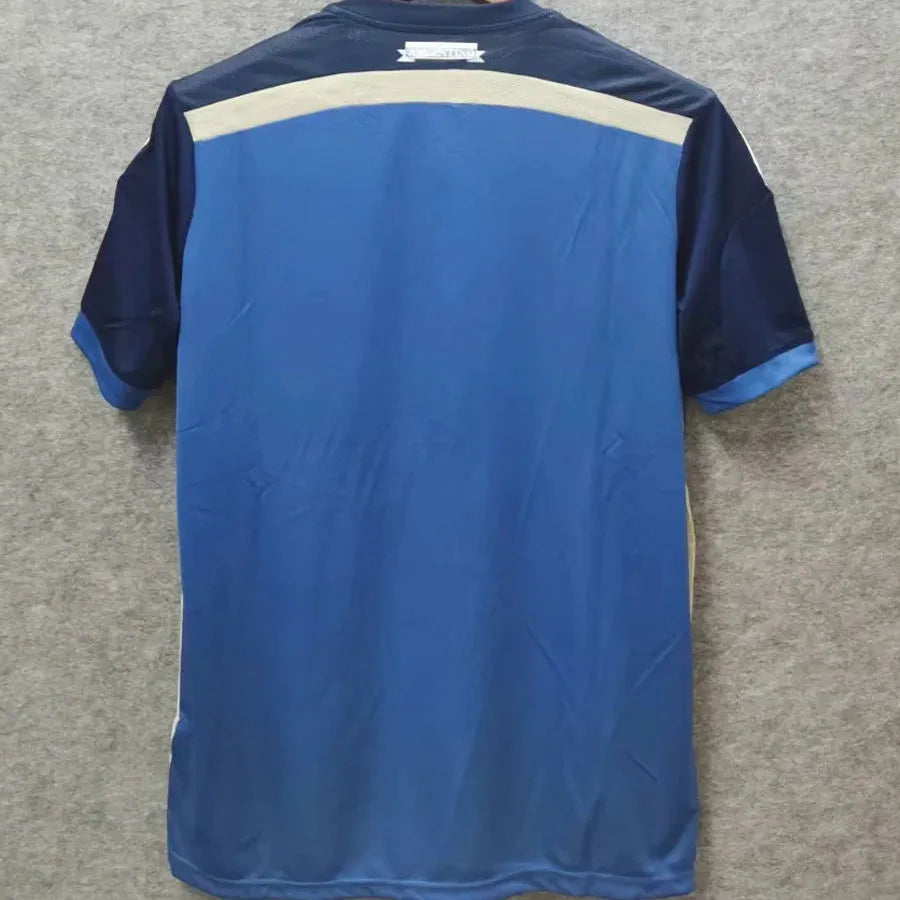 2014 Argentina Away Retro Soccer Jersey Detail 3