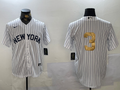 Men's New York Yankees Babe Ruth #3 White Player Jerseys