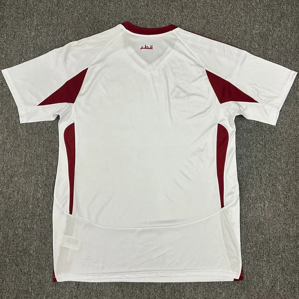2025 Qatar Away Fans Soccer Jersey Back