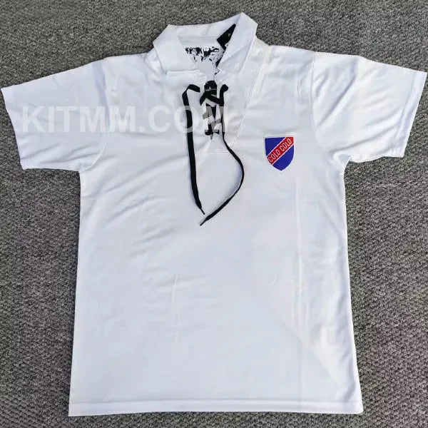 1925 Colo-Colo Home White Retro Soccer Jersey Front