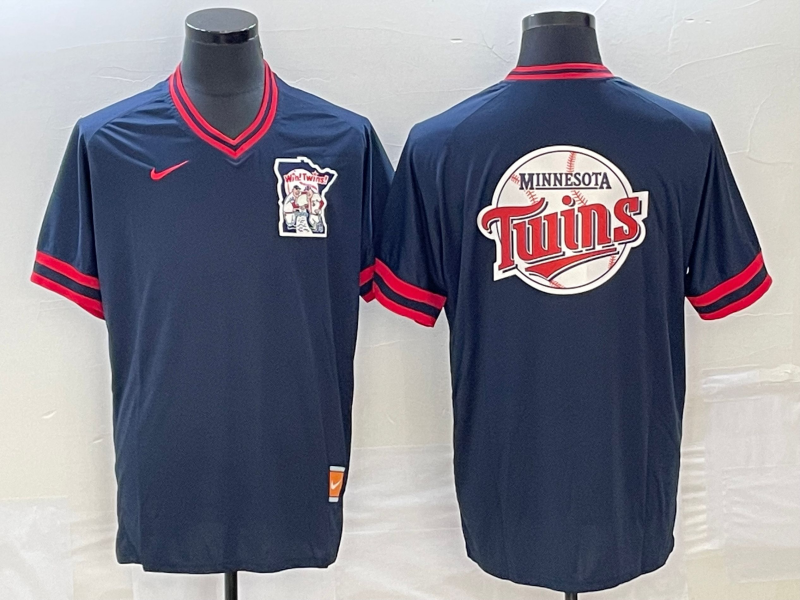 Men's Minnesota Twins Navy Replica Jerseys