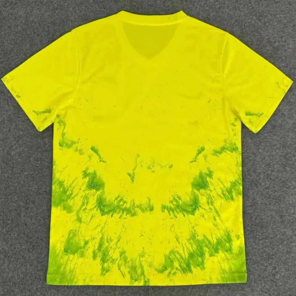 2025/26 Brazil Yellow Special Edition Fans Soccer Jersey Back
