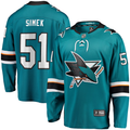 Men's San Jose Sharks Radim Simek #51 Teal Breakaway Player Jerseys