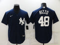 Men's New York Yankees Anthony Rizzo #48 Navy Replica Baseball Jerseys