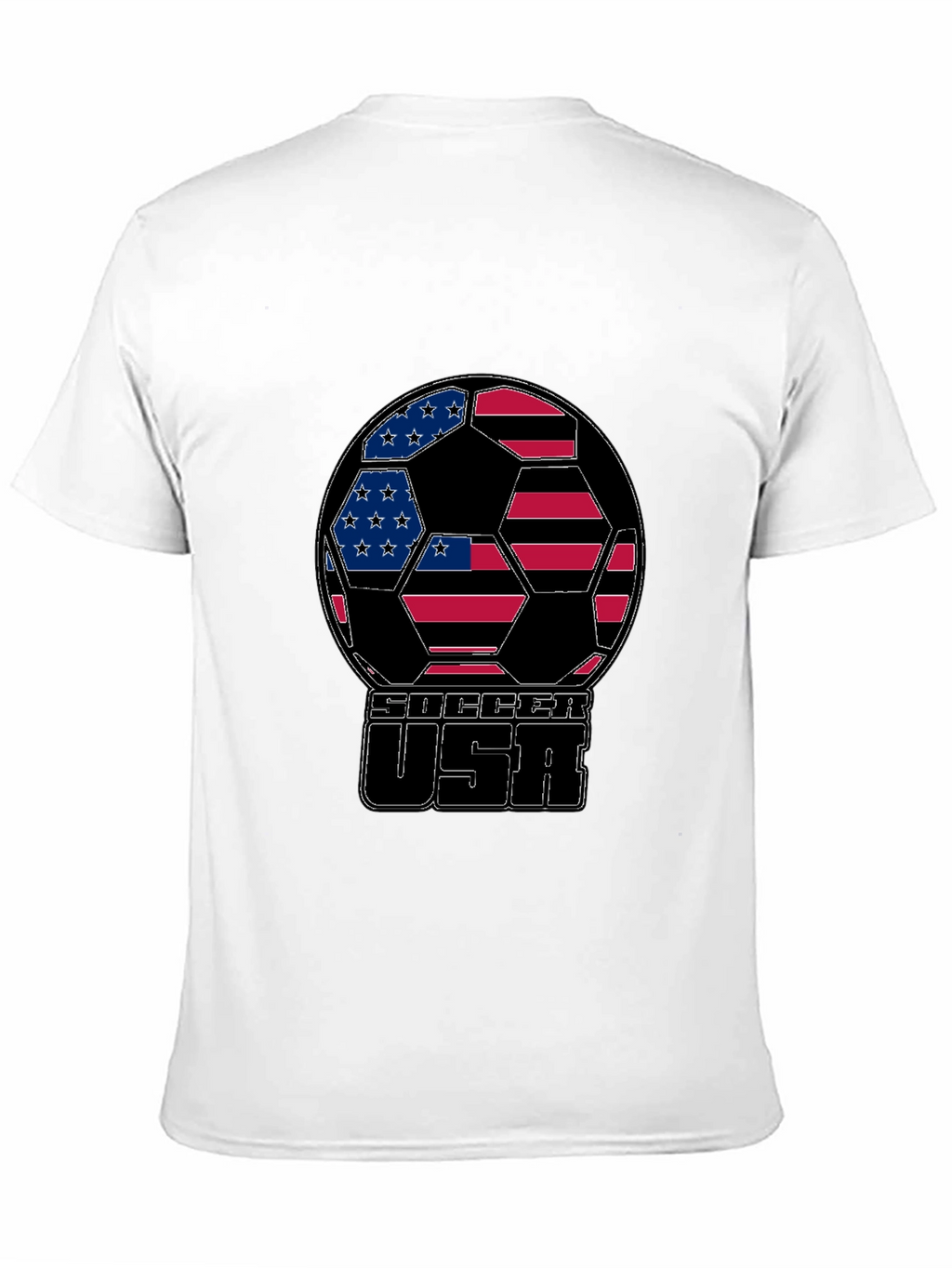 USA Soccer Ball Graphic T-Shirt