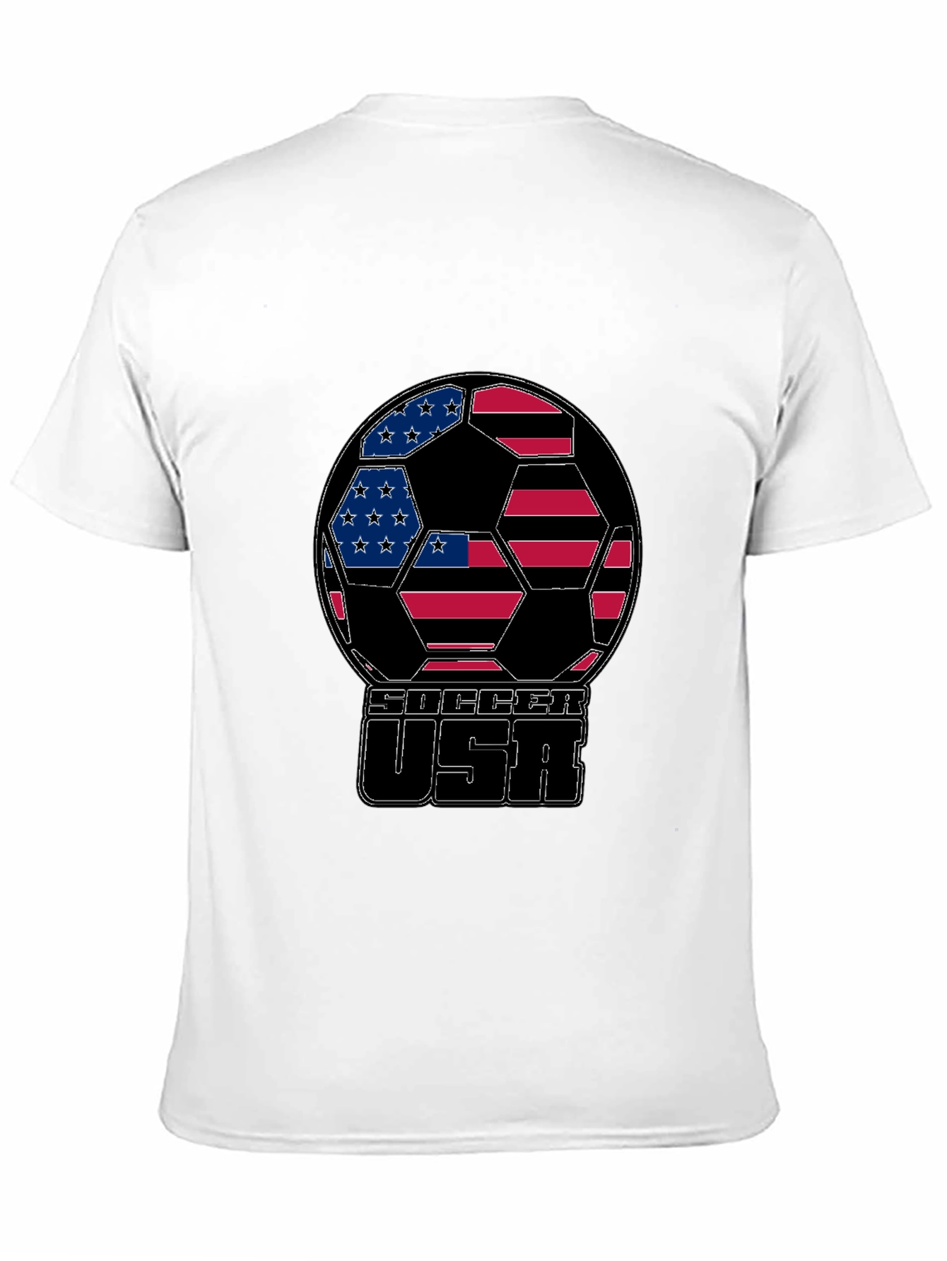 USA Soccer Ball Graphic T-Shirt