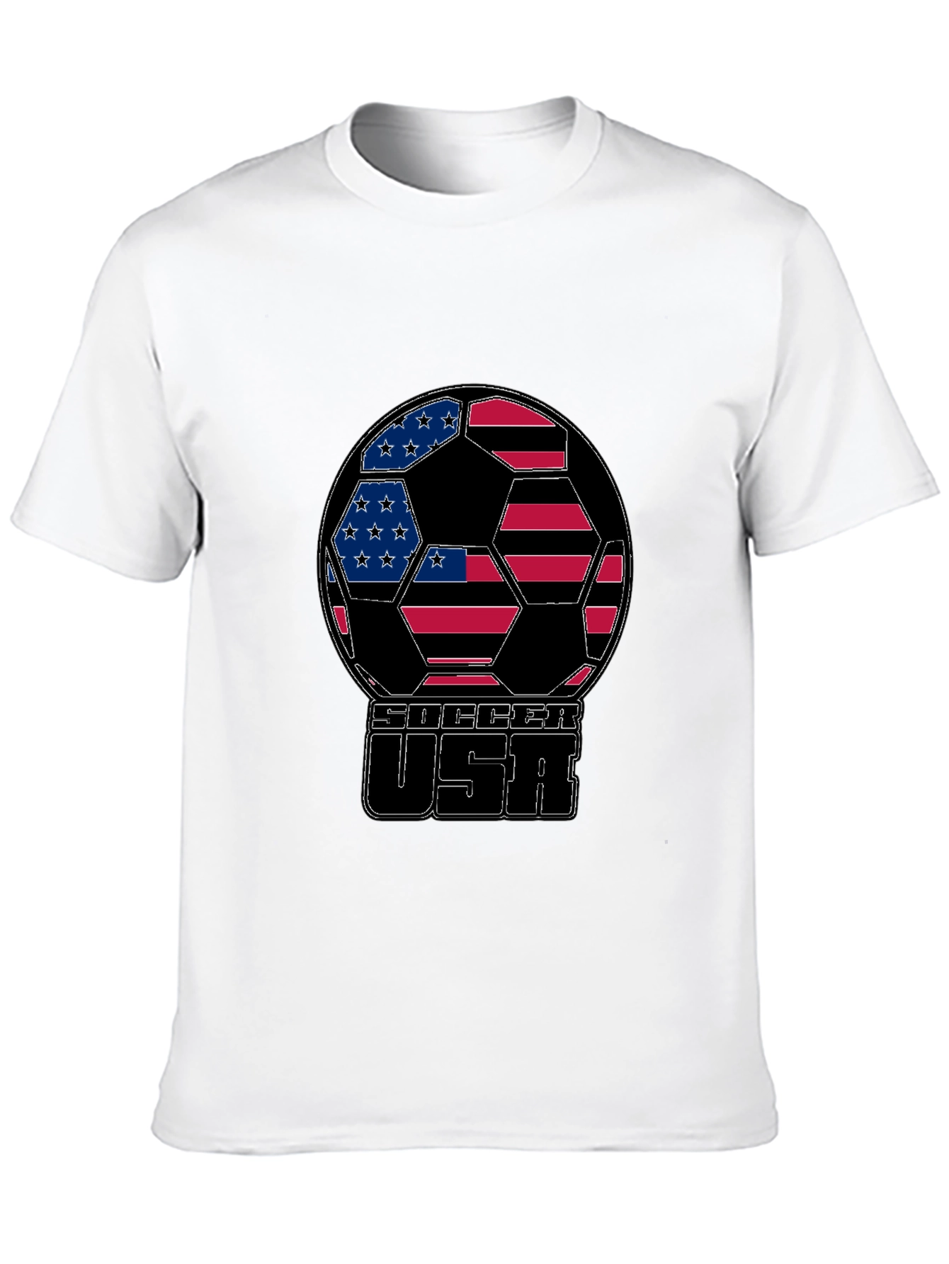 USA Soccer Ball Graphic T-Shirt