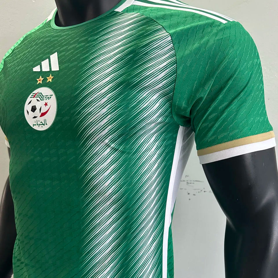 2022/23 Algeria Away Green Player Version Jersey Detail 3