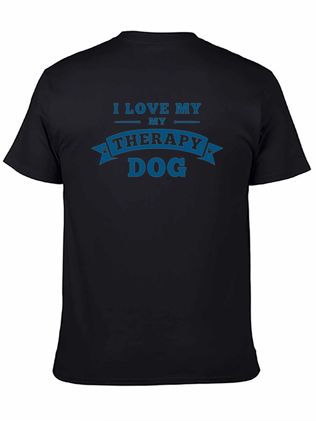 I Love My Therapy Dog Graphic T-Shirt
