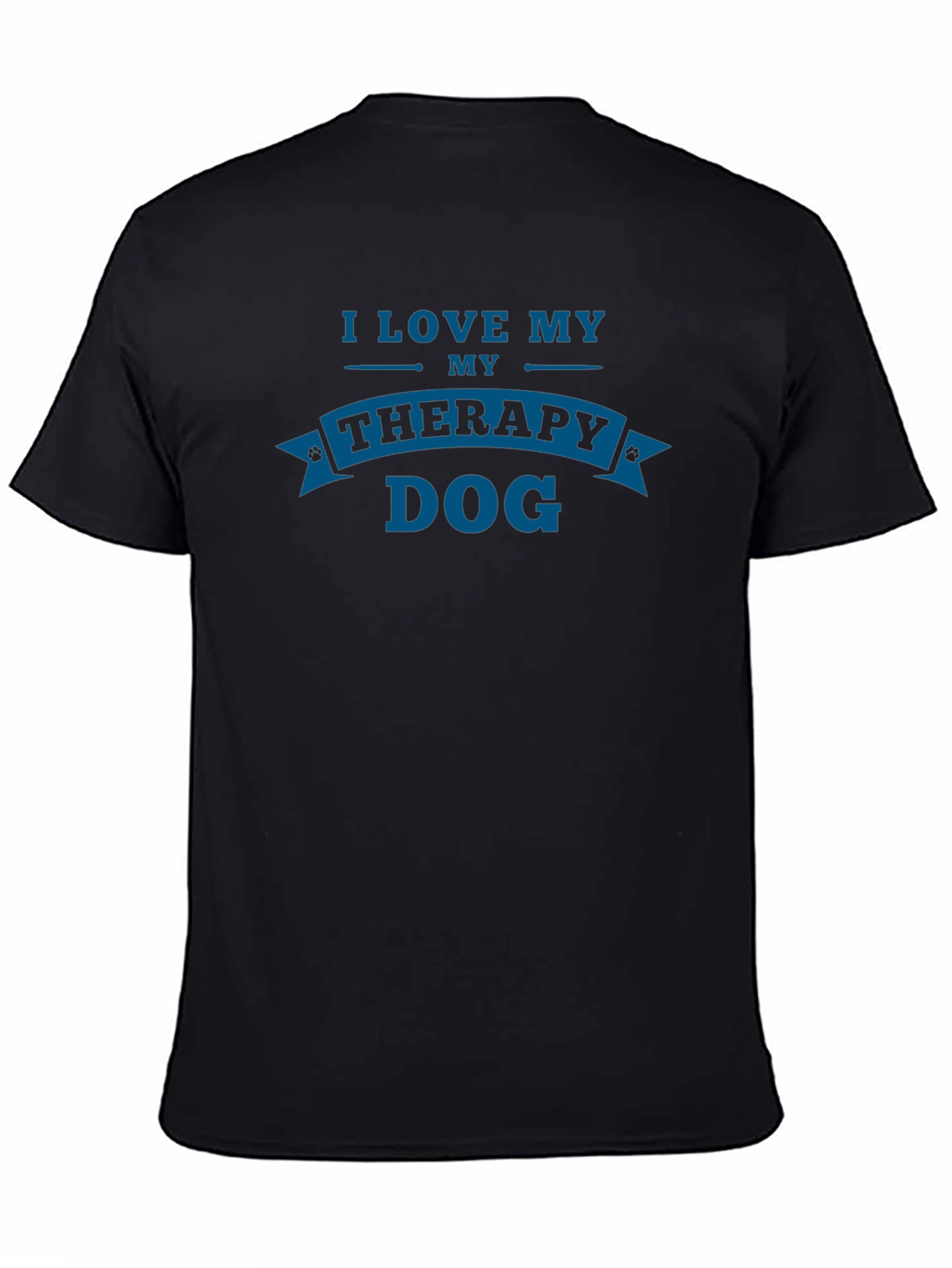I Love My Therapy Dog Graphic T-Shirt